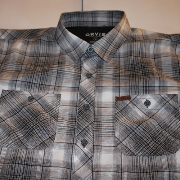 Orvis SS Mens hiking and Fishing Shirt Medium - Picture 1 of 7